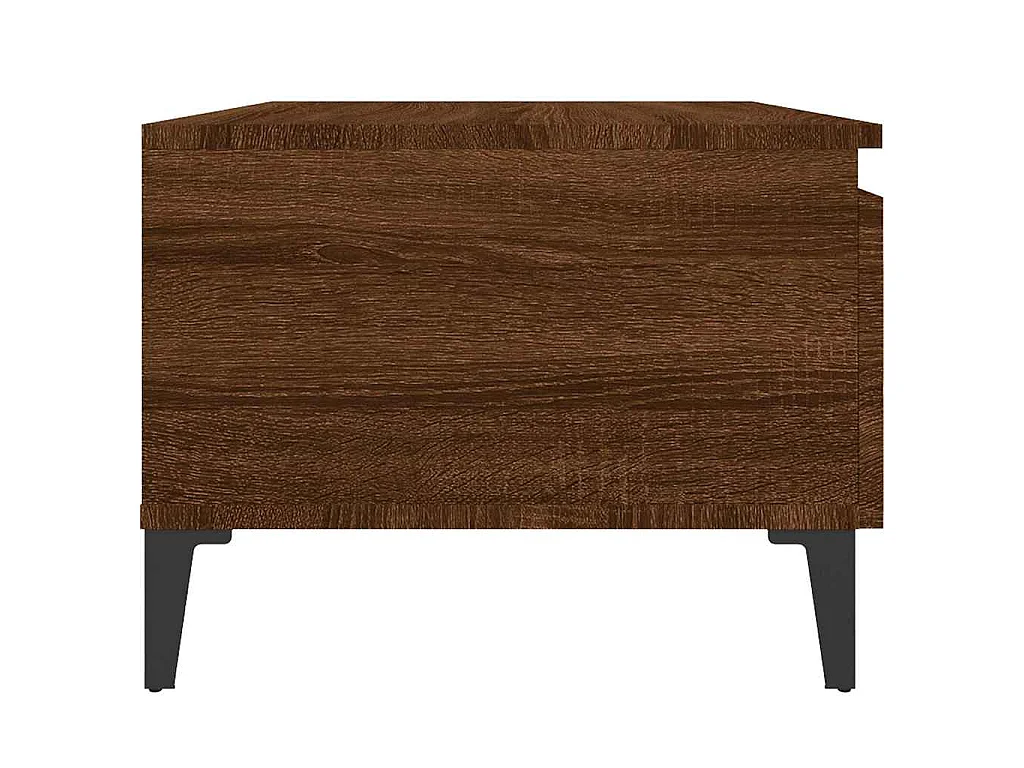Tables d'appoint 2 pcs Chêne marron 50x46x35 cm Bois ingénierie