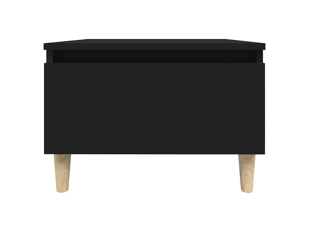 Table d'appoint Noir 50x46x35 cm Bois d'ingénierie