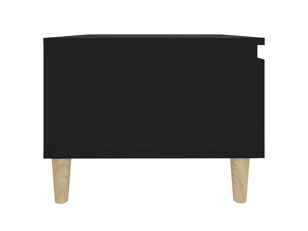 Table d'appoint Noir 50x46x35 cm Bois d'ingénierie