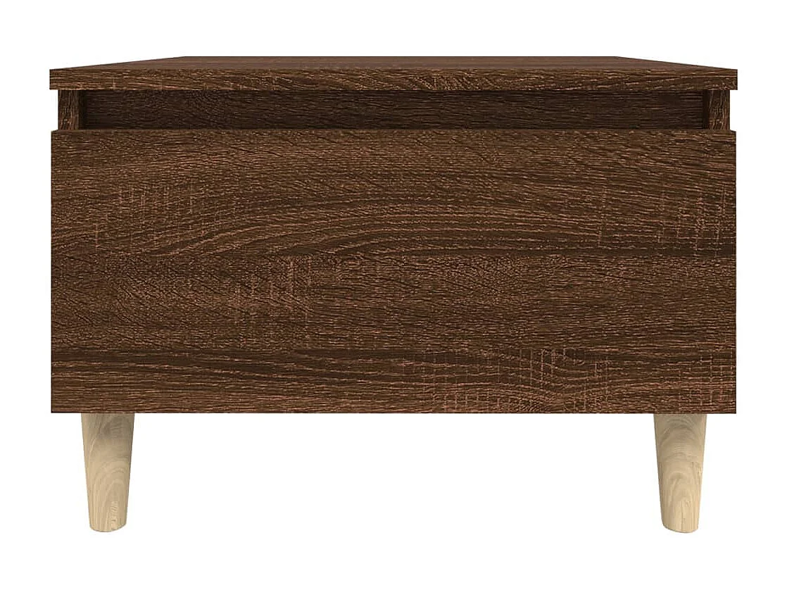 Beistelltisch Braun Eichen-Optik 50x46x35 cm Holzwerkstoff