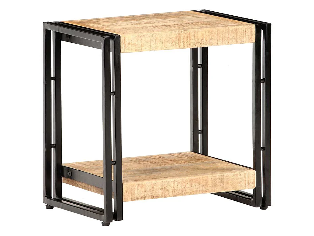 Table d'appoint 40x30x40 cm Bois de manguier brut