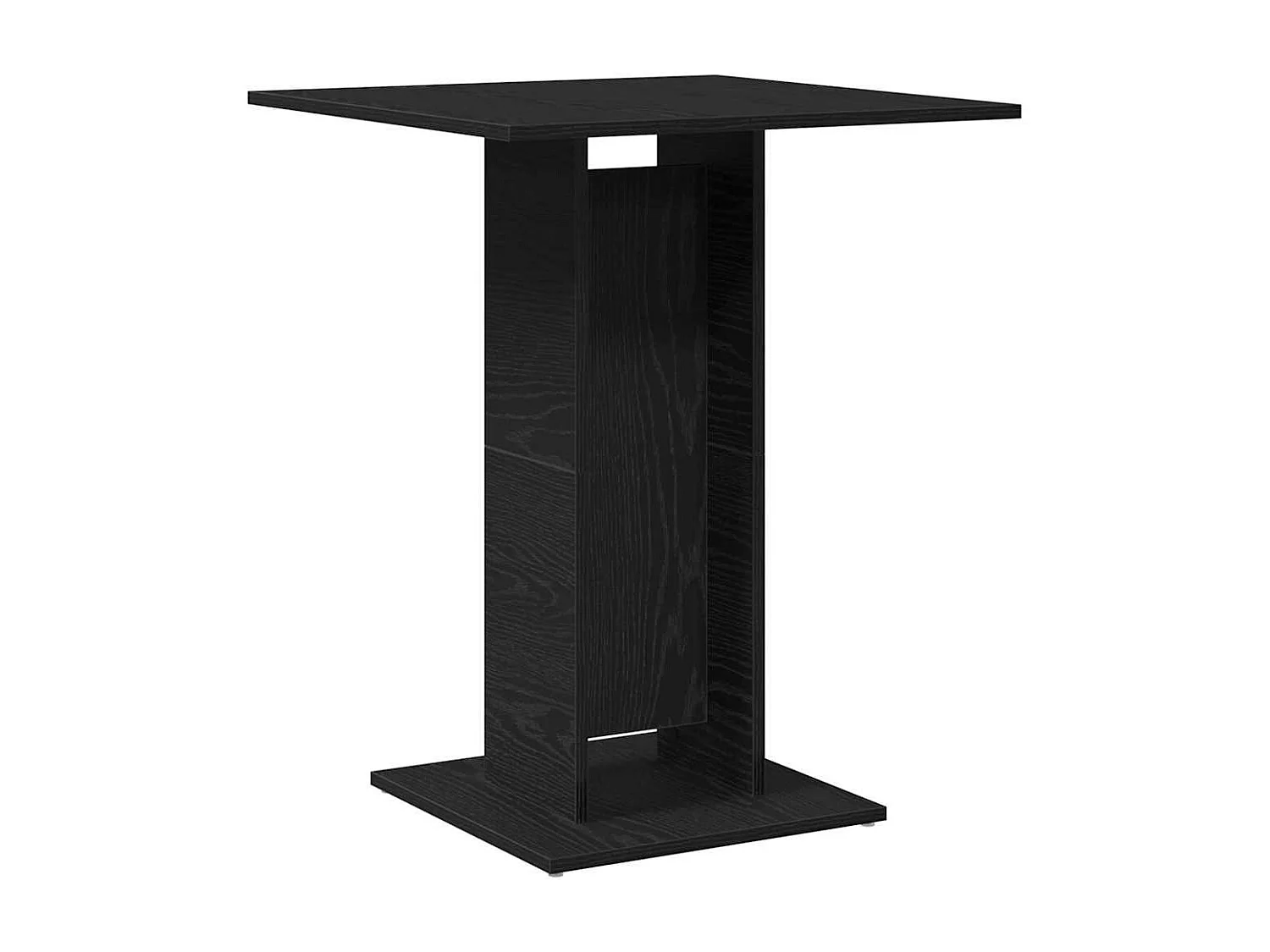 Mesa auxiliar madera contrachapada roble ahumado 70x35x55 cm