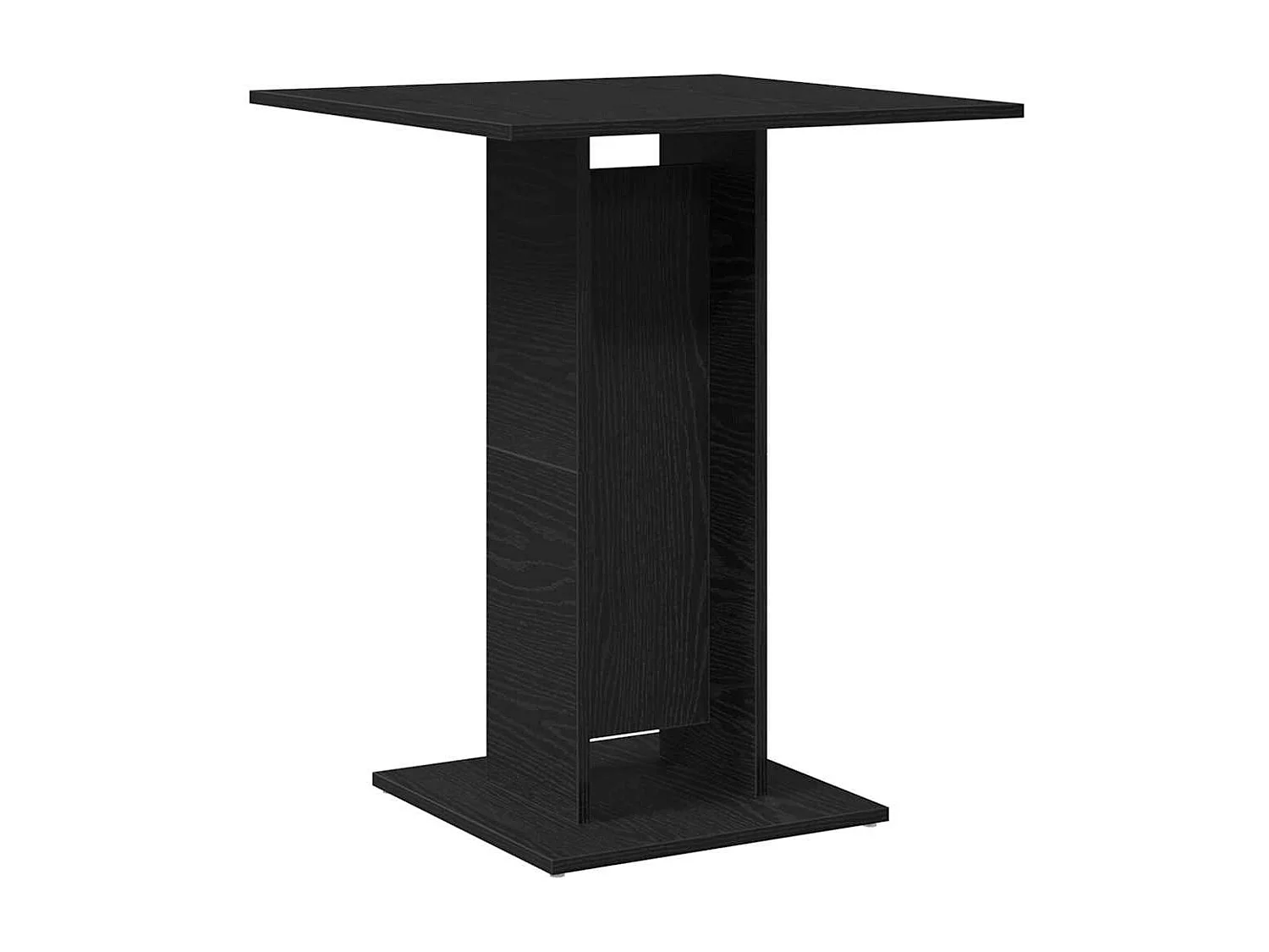 Bijzettafel 70x35x55 cm bewerkt hout gerookt eikenkleurig
