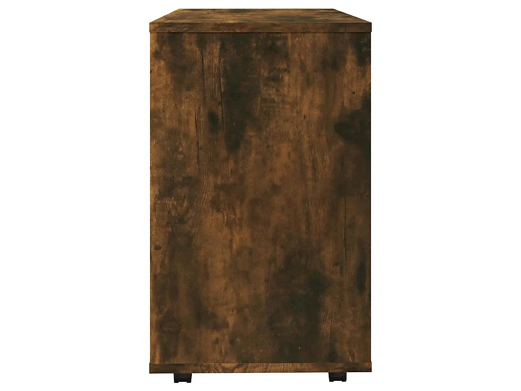 Table d'appoint Chêne fumé 70x35x60,5 cm Bois d'ingénierie