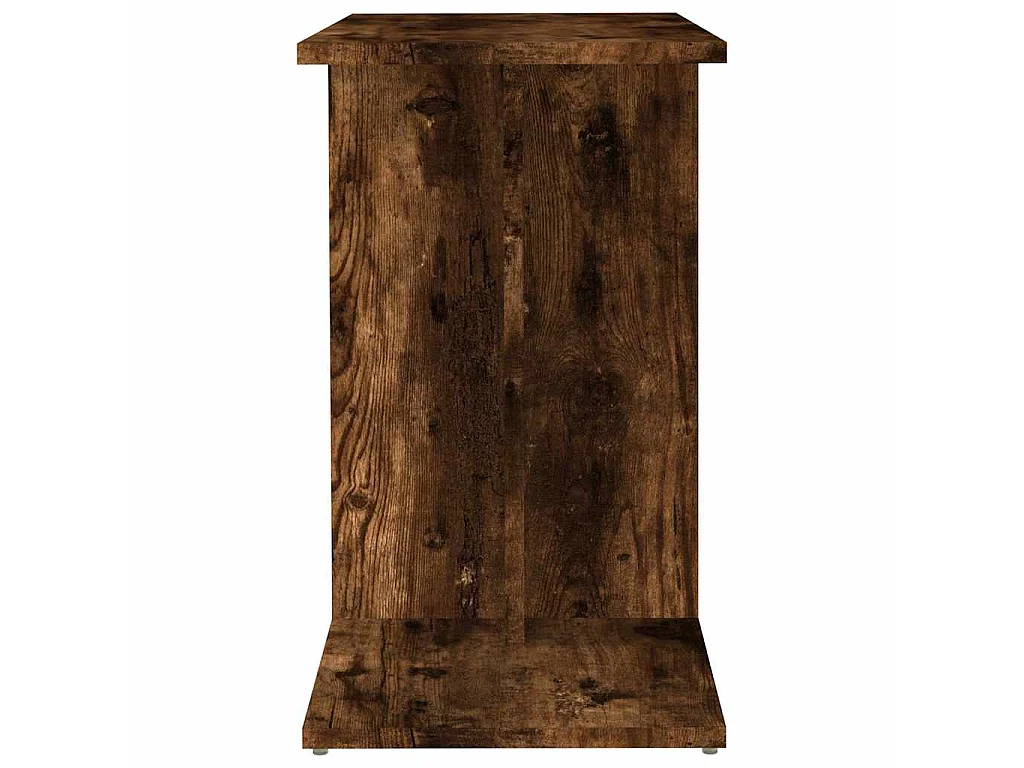 Table d'appoint Chêne fumé 50x30x50 cm Bois d'ingénierie