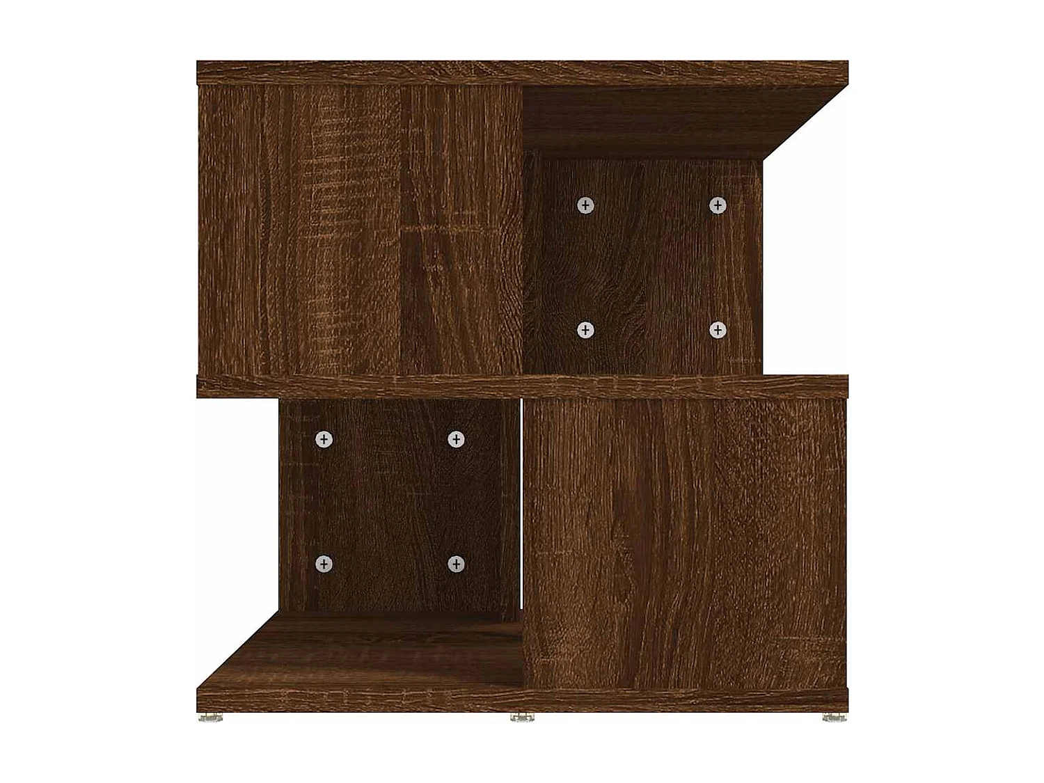 Table d'appoint Chêne marron 40x40x40 cm Bois d'ingénierie