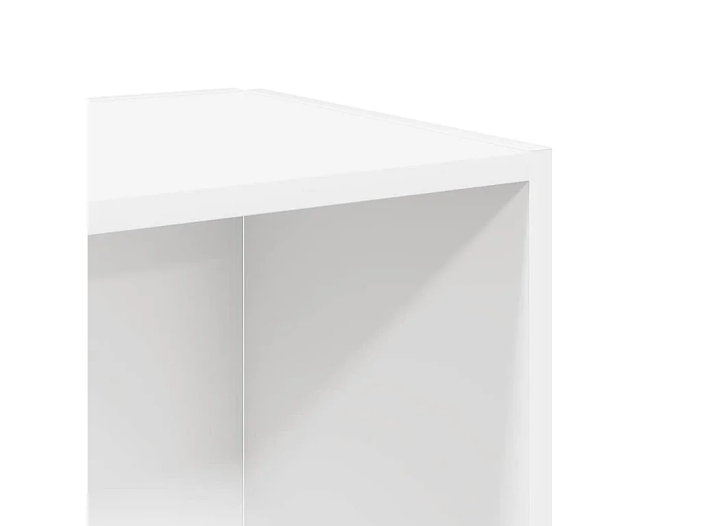 Table d'appoint Blanc 33x33x34,5 cm Aggloméré