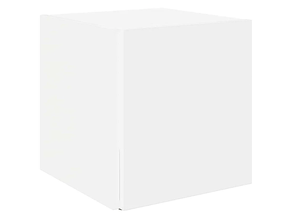 Table d'appoint Blanc 33x33x34,5 cm Aggloméré