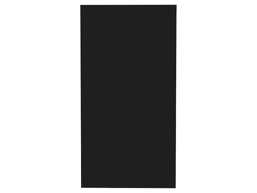 Tavolino Nero 50x26x50 cm in Legno Multistrato