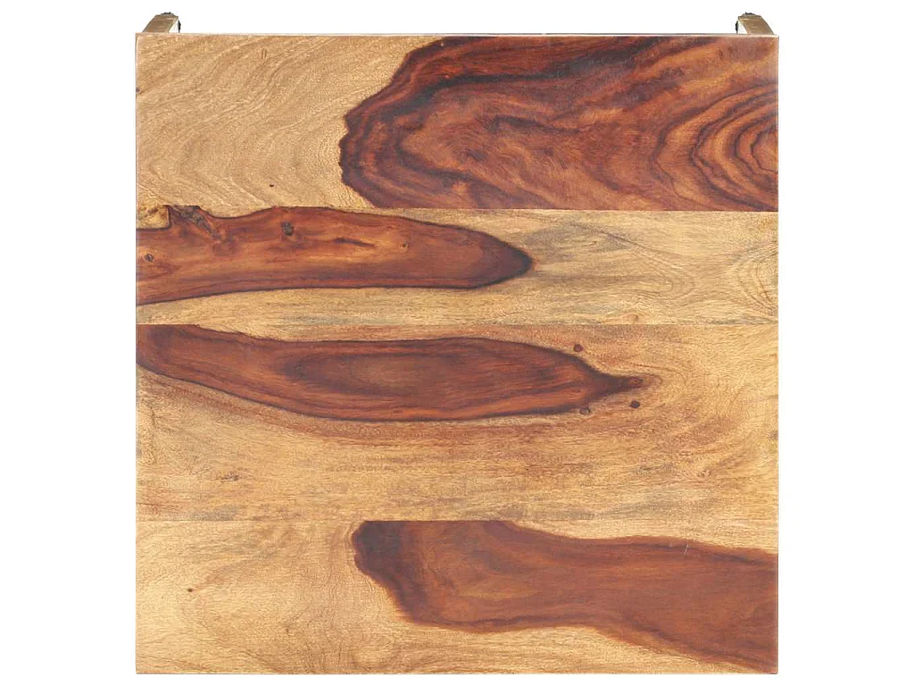 Bijzettafel 60x60x40 cm massief hout