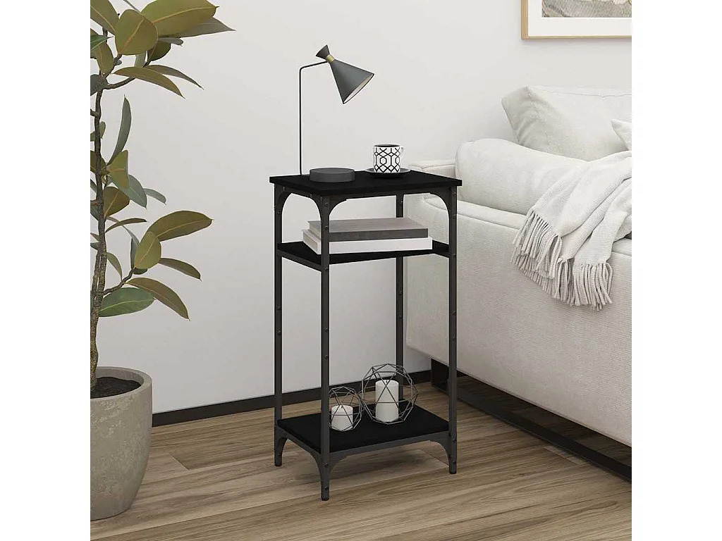 Table d'appoint Noir 40x30x75 cm Bois d'ingénierie