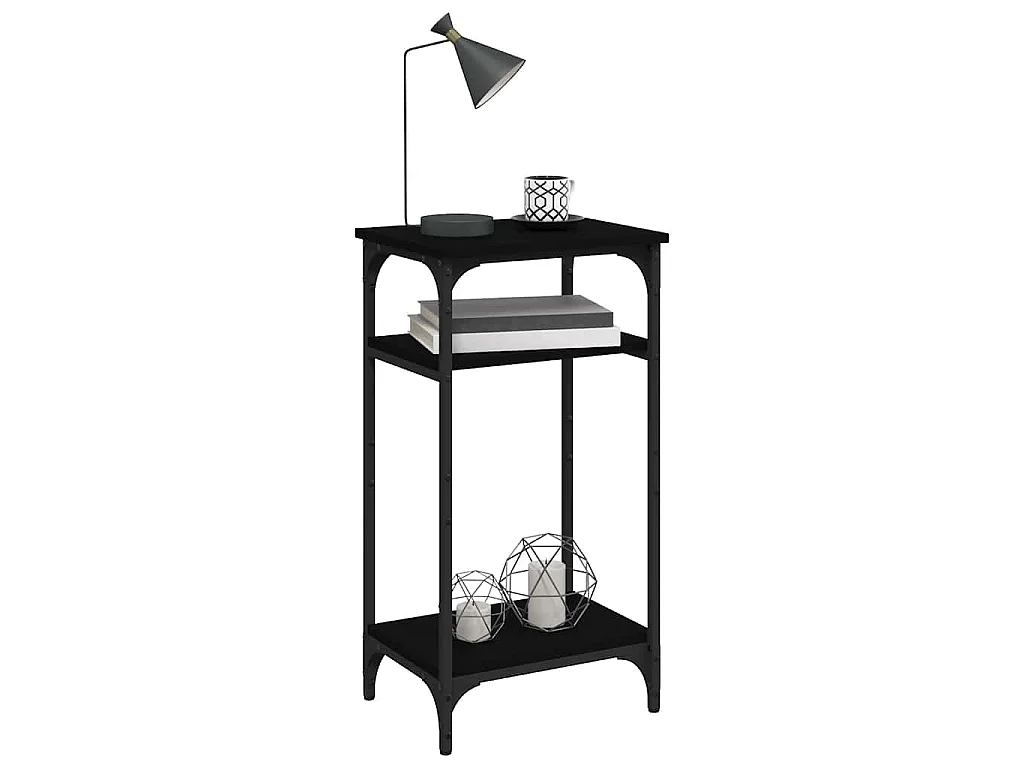 Table d'appoint Noir 40x30x75 cm Bois d'ingénierie