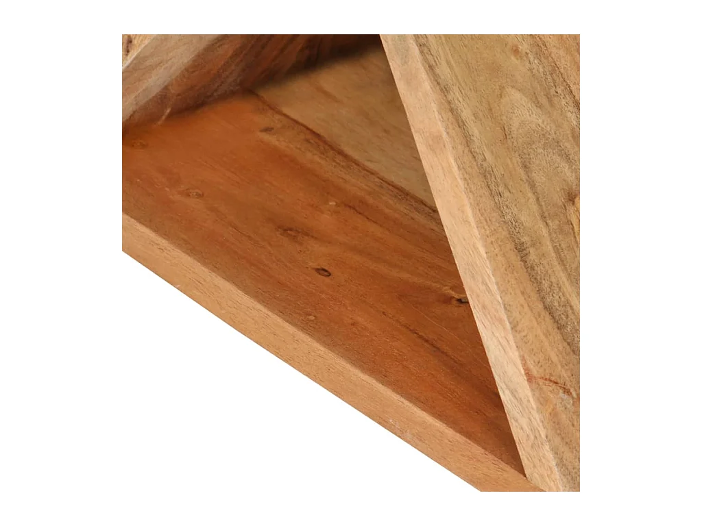 Bijzettafel 35x35x55 cm massief acaciahout