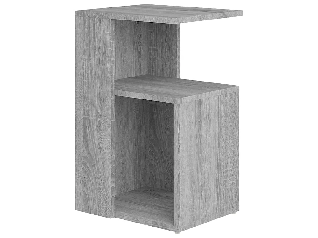 Table d'appoint Sonoma gris 36x30x56 cm Bois d'ingénierie