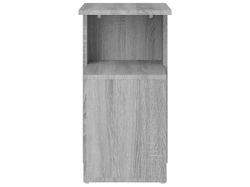 Table d'appoint Sonoma gris 36x30x56 cm Bois d'ingénierie