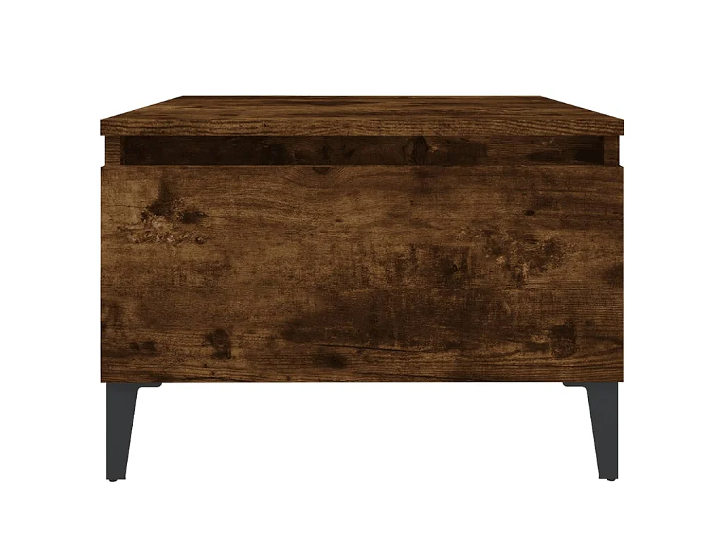 Tables d'appoint 2 pcs Chêne fumé 50x46x35 cm Bois ingénierie