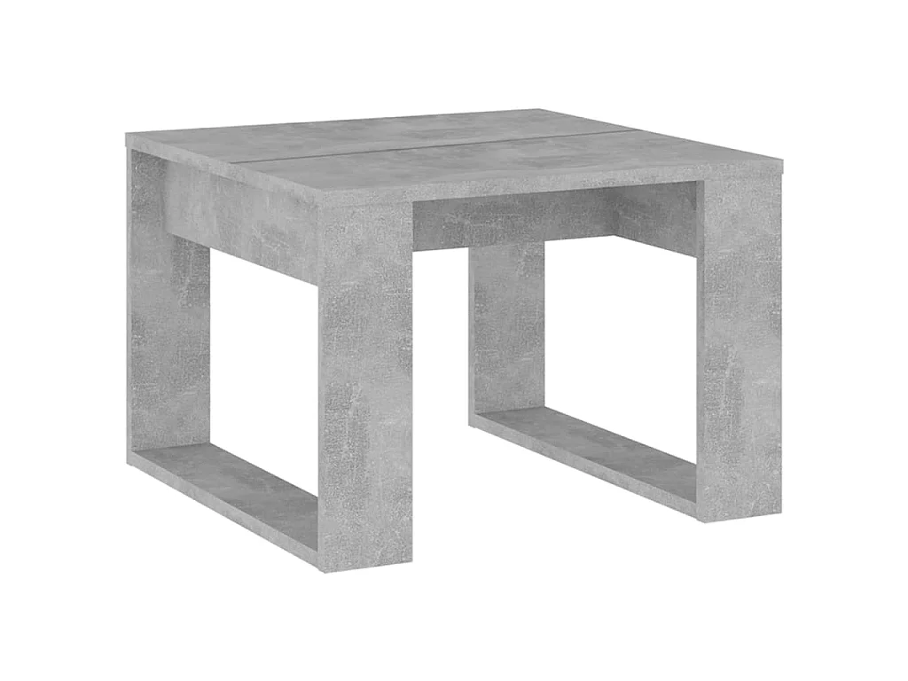 Beistelltisch Betongrau 50x50x35 cm Holzwerkstoff