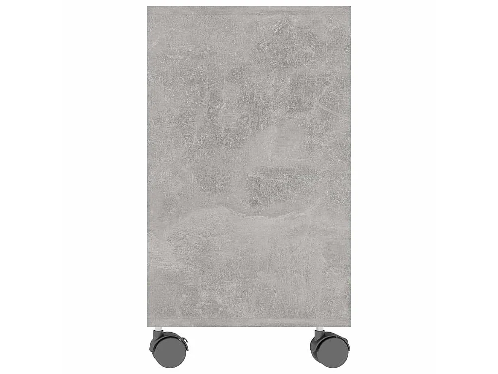 Table d'appoint Gris béton 70x35x60,5 cm Bois d'ingénierie