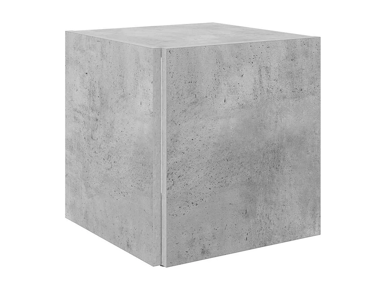 Bijzettafel 33x33x34,5 cm bewerkt hout betongrijs