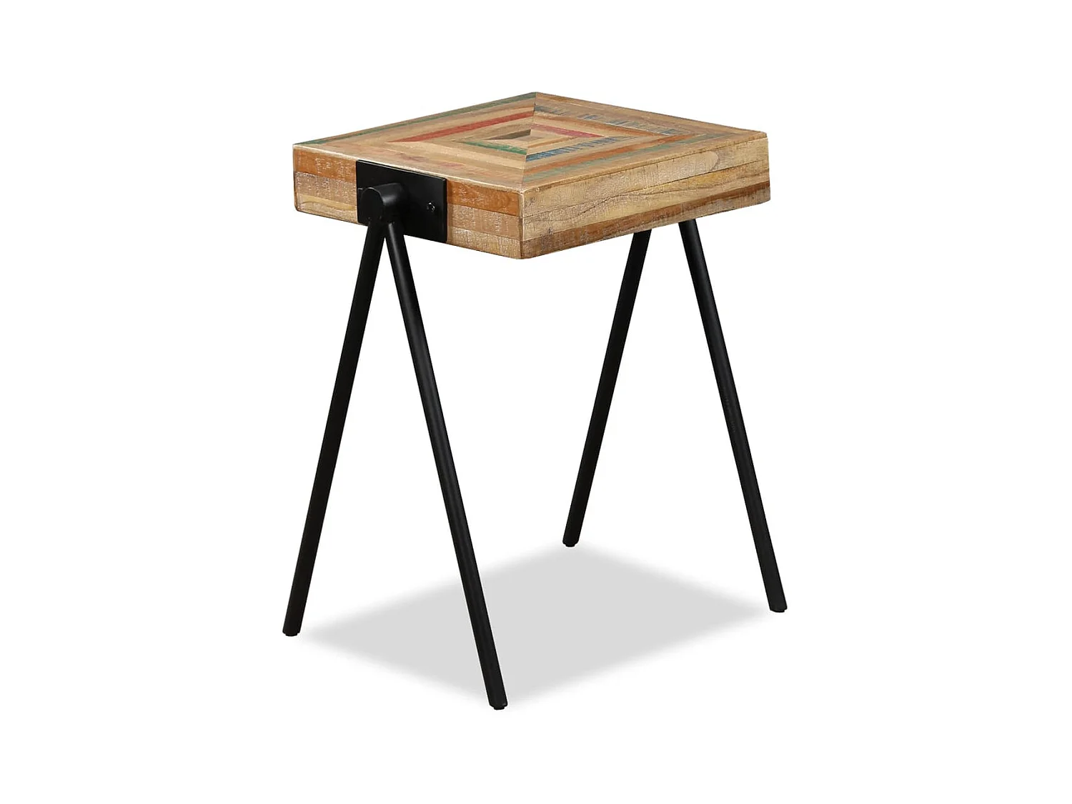 Table d'appoint Teck massif de récupération