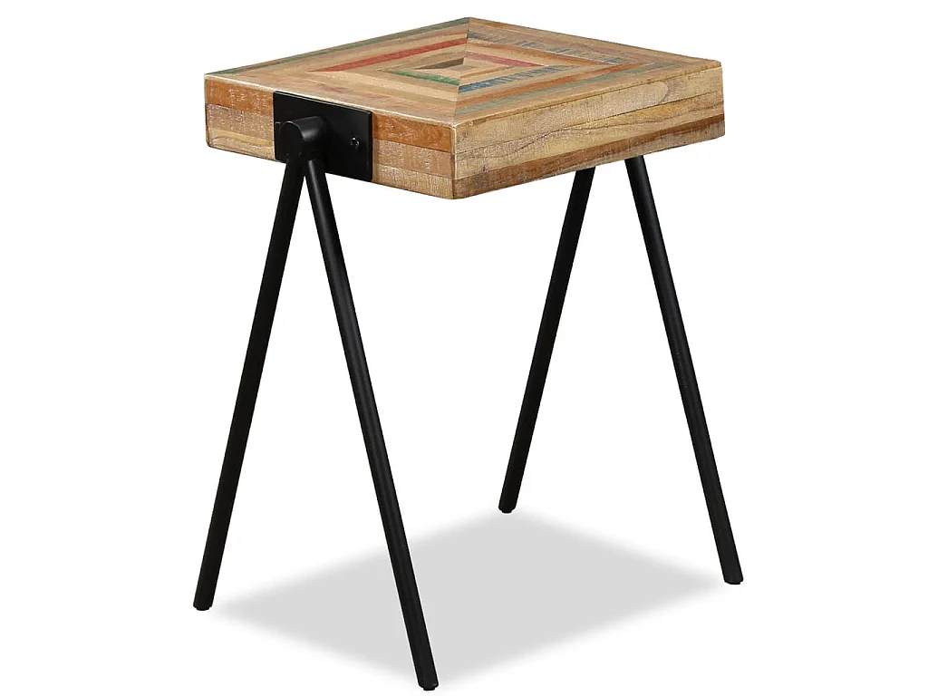 Table d'appoint Teck massif de récupération