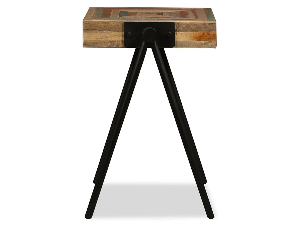 Table d'appoint Teck massif de récupération