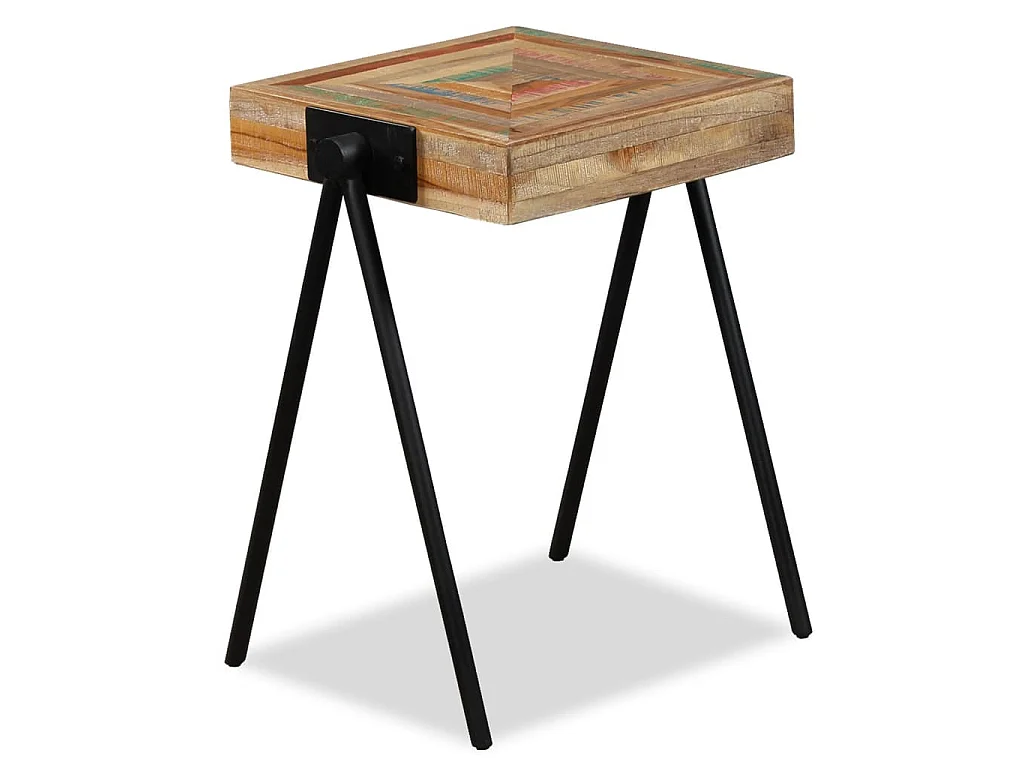 Table d'appoint Teck massif de récupération