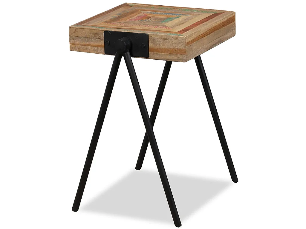 Table d'appoint Teck massif de récupération