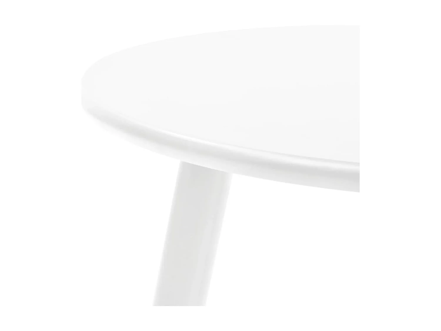 Ensemble de tables d'appoint 2 pcs Bois de pin massif Blanc