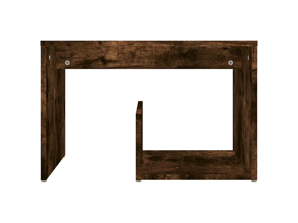 Table d'appoint Chêne fumé 59x36x38 cm Bois d'ingénierie