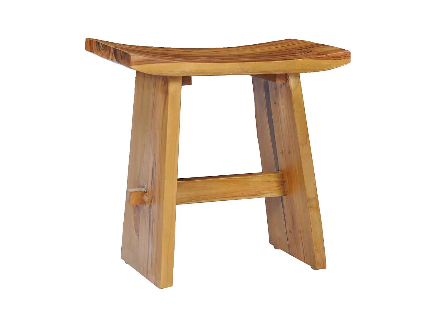 Hocker Massivholz Teak