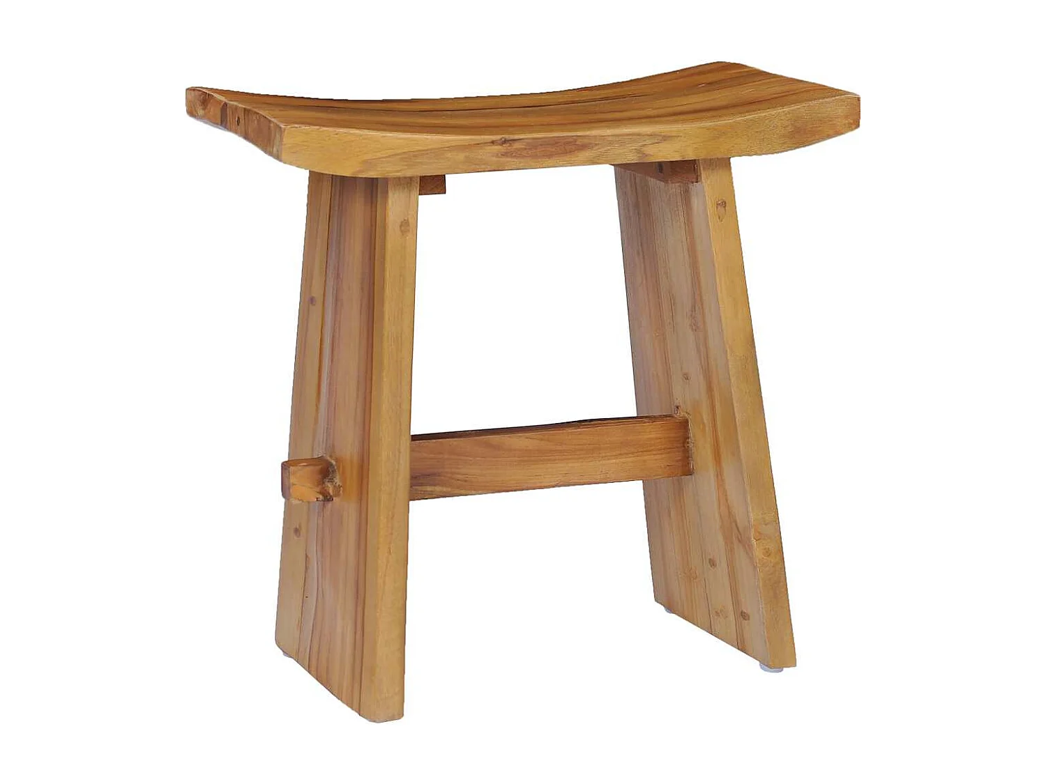 Hocker Massivholz Teak