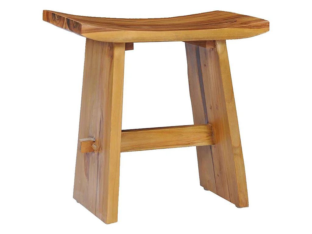 Tabouret Bois de teck massif
