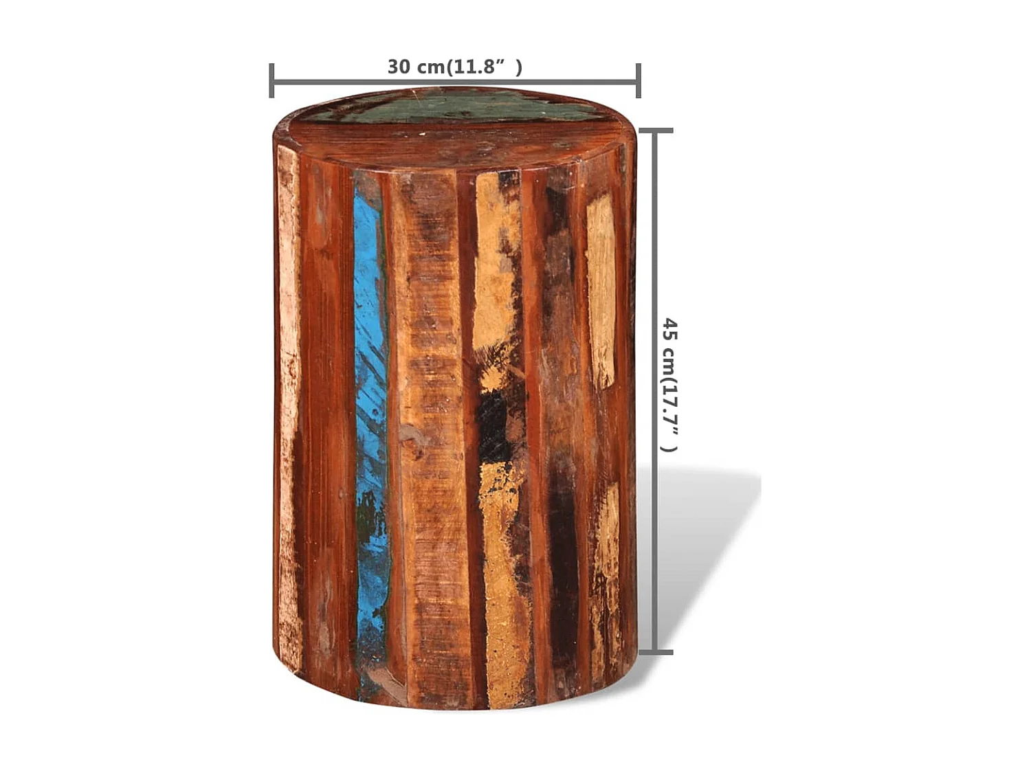 Hocker Altholz Massiv