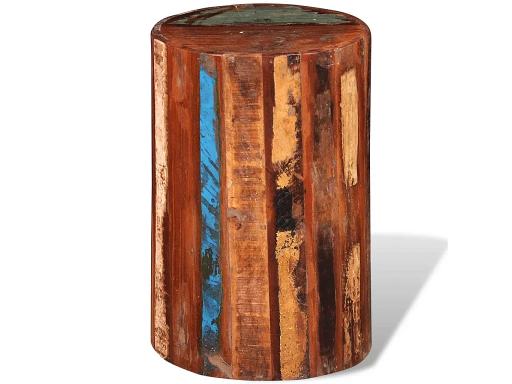 Tabouret Bois de récupération massif
