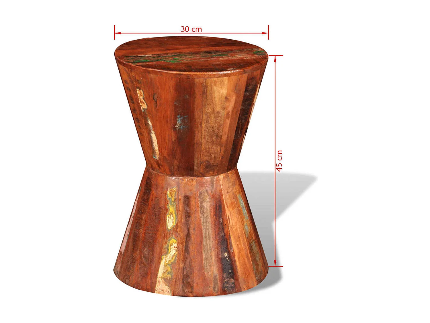 Tabouret Bois de récupération massif