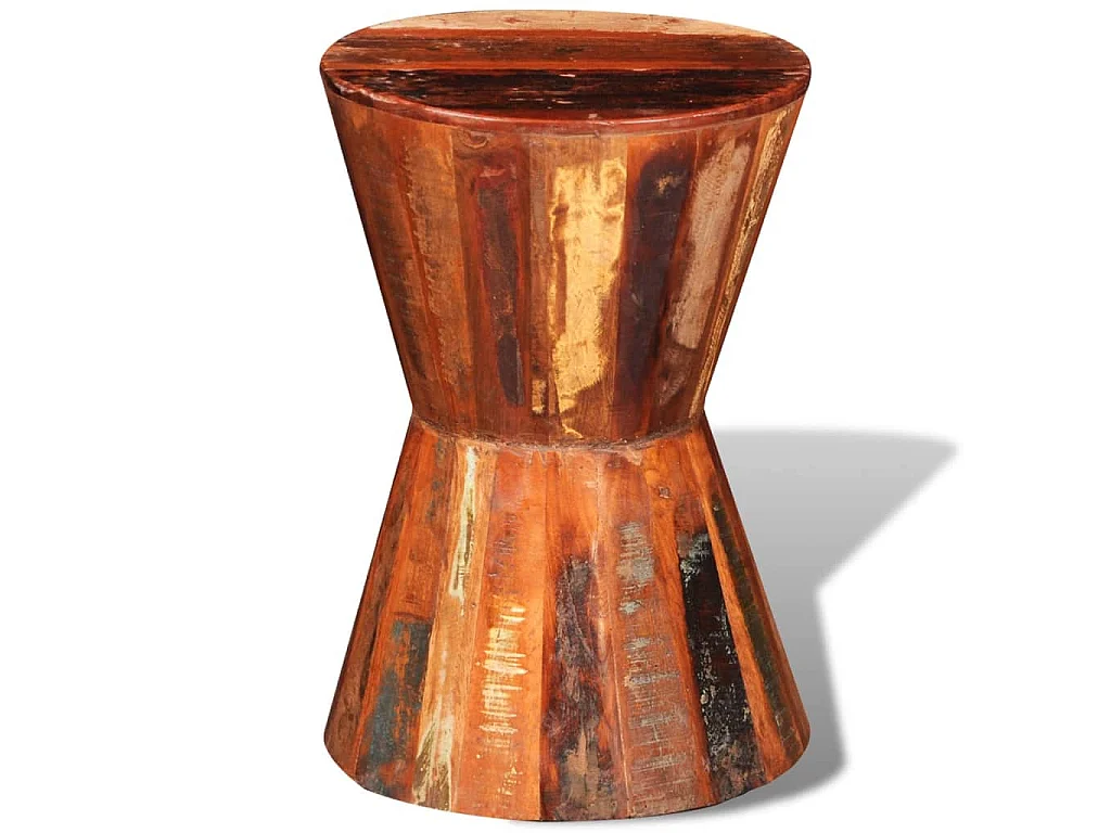 Tabouret Bois de récupération massif