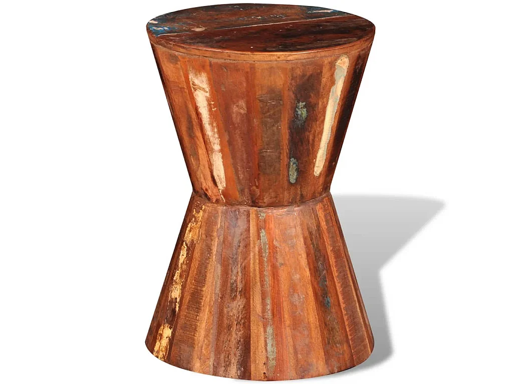 Tabouret Bois de récupération massif