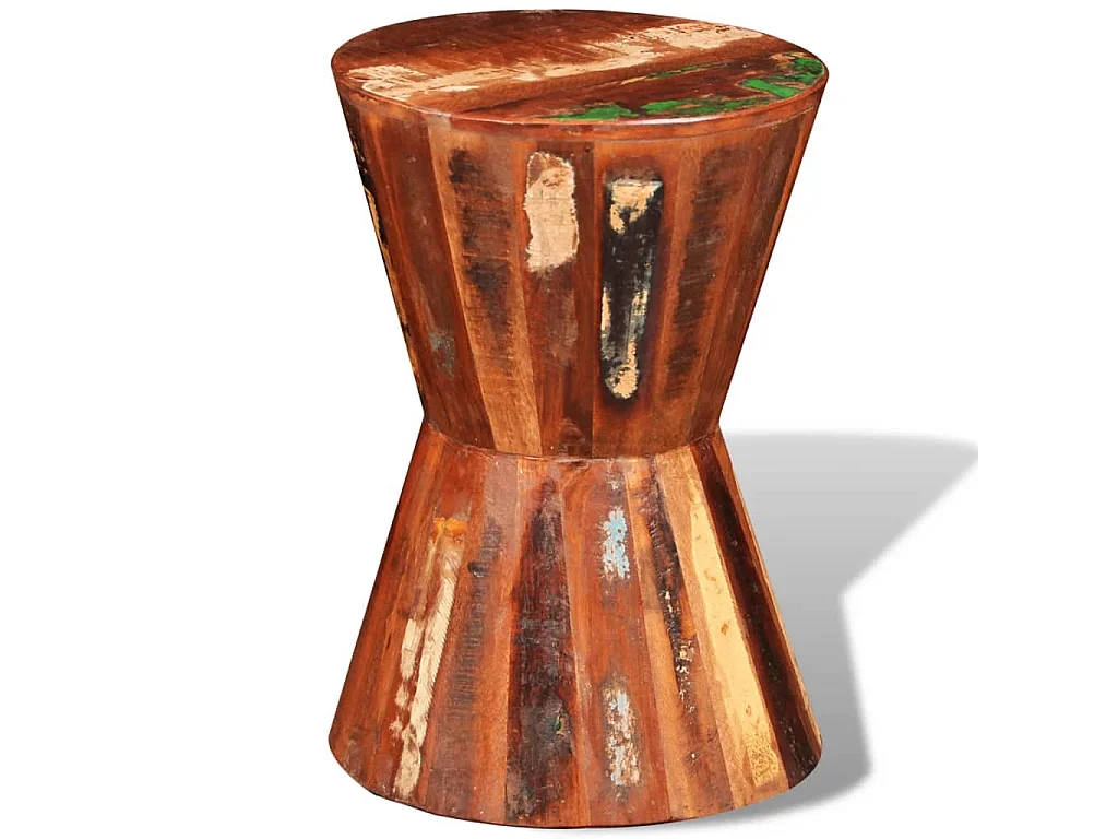 Tabouret Bois de récupération massif