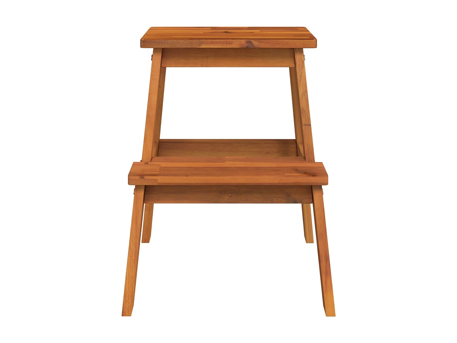 Tabouret-escabeau 2 marches 40x38x50 cm Bois d'acacia solide
