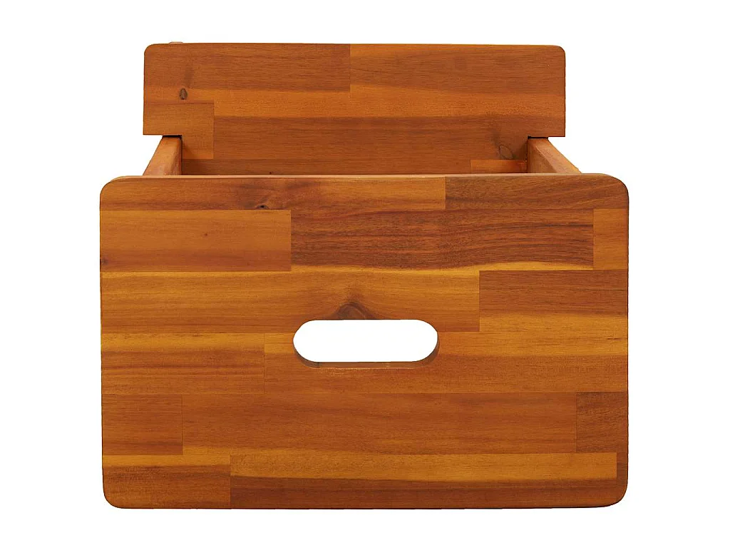 Kruk 2-staps 40x38x50 cm massief acaciahout