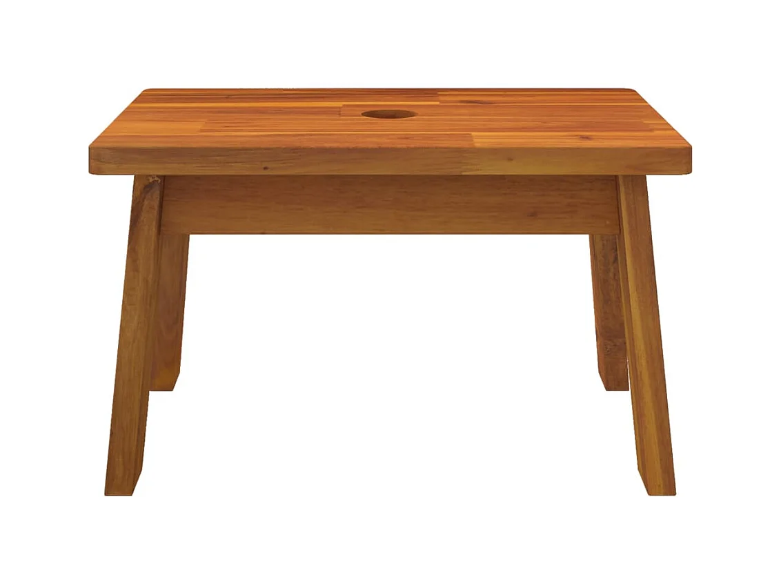 Tritthocker 38x26x22 cm Massivholz Akazie