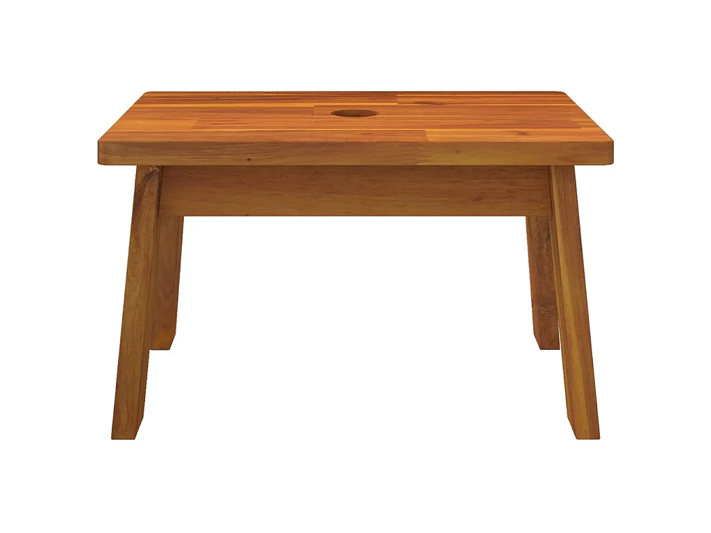 Tabouret-escabeau 38x26x22 cm Bois d'acacia solide