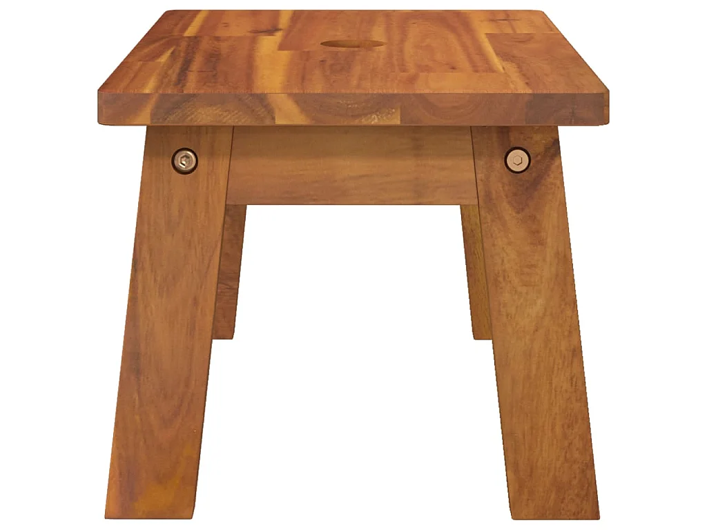 Tabouret-escabeau 38x26x22 cm Bois d'acacia solide