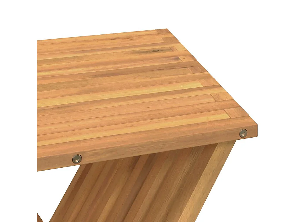 Tabouret pliant 40x32,5x70 cm Bois massif de teck