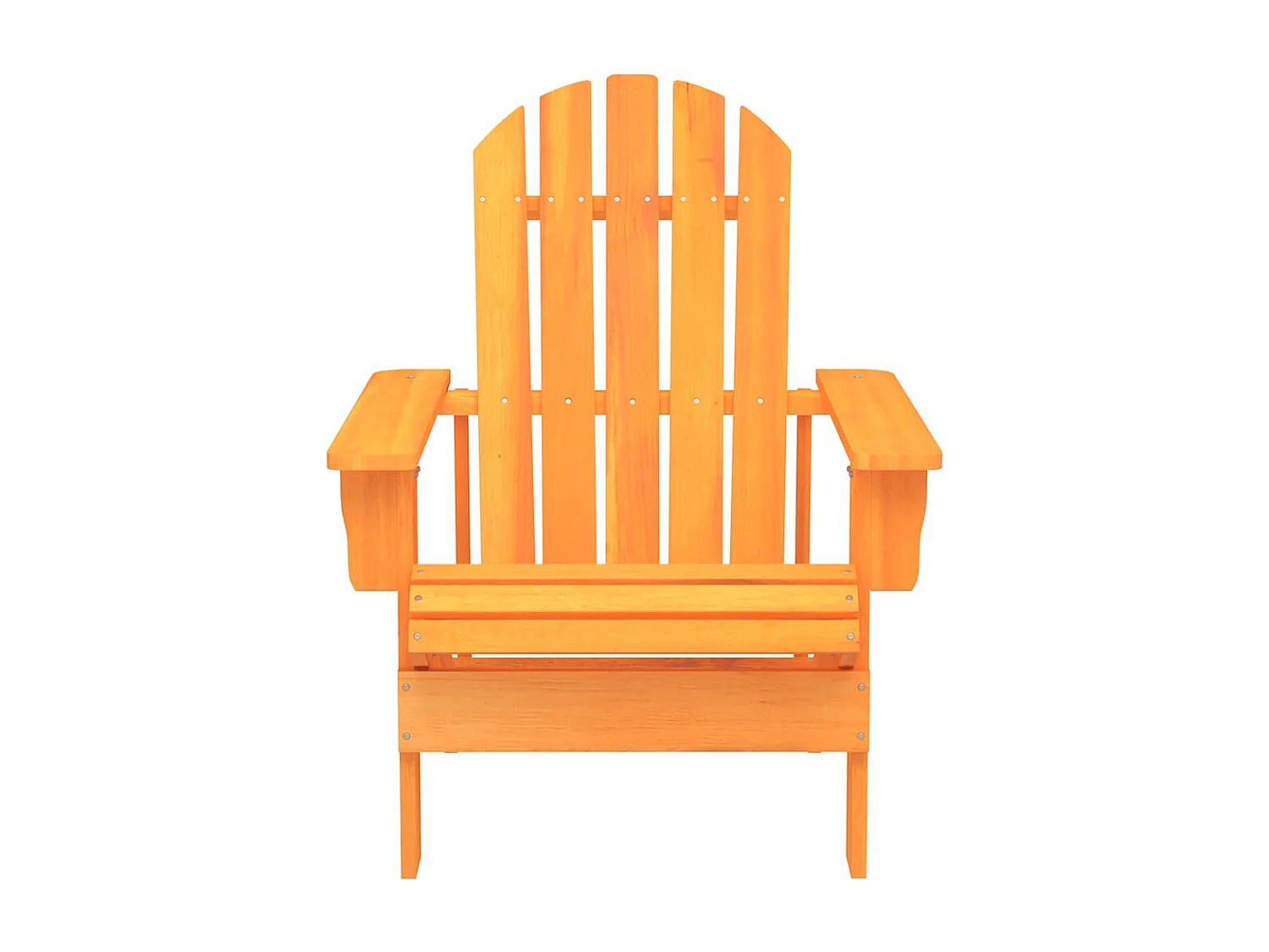 Chaise de jardin Adirondack bois de sapin massif orange