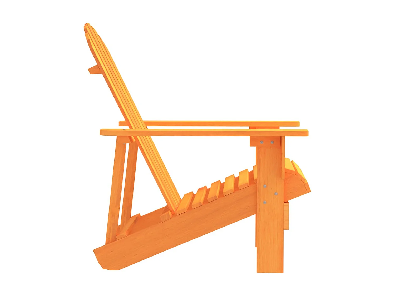 Chaise de jardin Adirondack bois de sapin massif orange