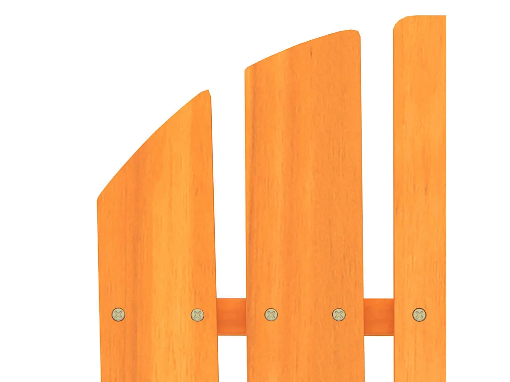 Chaise de jardin Adirondack bois de sapin massif orange