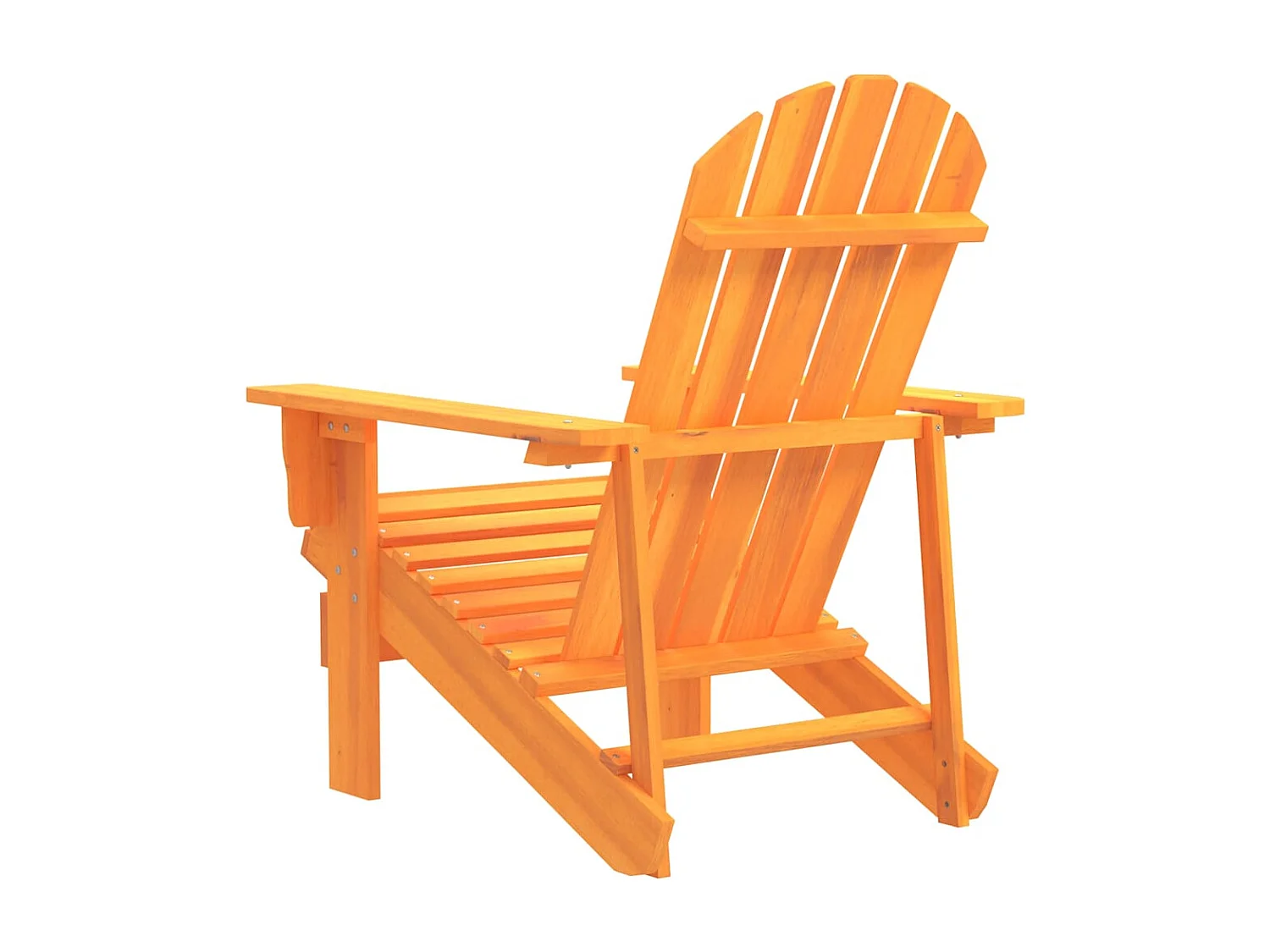 Chaise de jardin Adirondack bois de sapin massif orange
