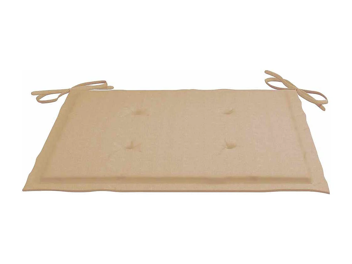 Chaises pliables de jardin avec coussins lot de 6 Bois de teck